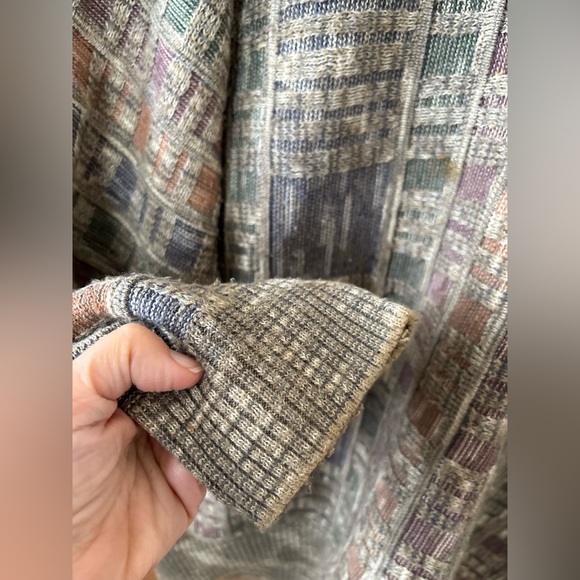 VTG Iconic Cotton Traders Mens Coogi Style 90’s Textured Multicolored Sweater,XL - Picture 10 of 16